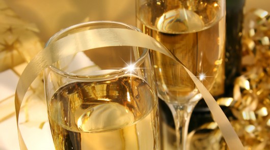 golden champagne sparkle