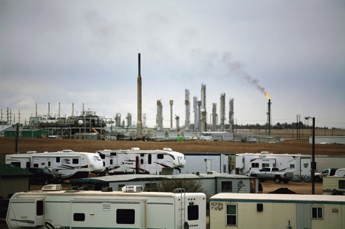 Dakota du Nord. Industrie petroliere. Emplois mais crise du logements